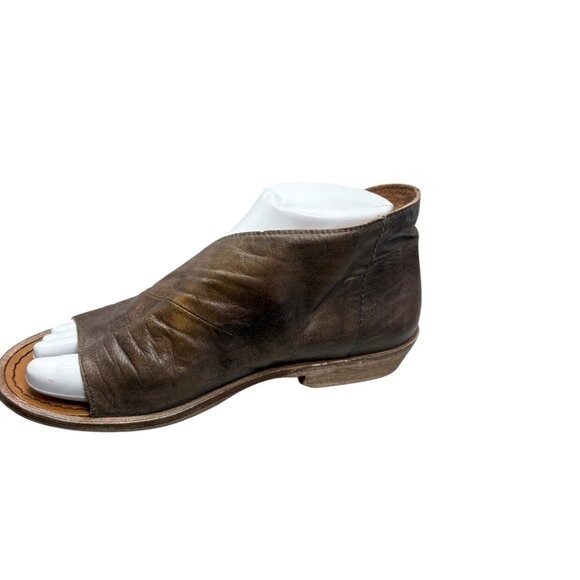 Free People Mont‎ Blanc Distressed Leather Cutout Sandals - Picture 4 of 11